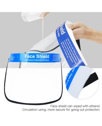 PU469 PVC Transparent Anti-Saliva Protection Face Shield Kitchen Oil Splashing Face Guard