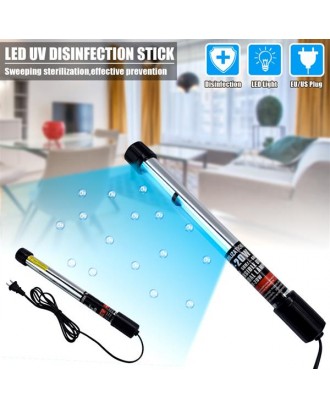 110V Portable 20W Ultraviolet UV Disinfection Lamp Power Cord Length 2M US Regulations Black