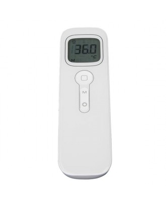 Infrared Thermometer Digital Non-Contact Multi-functional Termometro Screen IR Thermometer for Baby, Adult, Child With Data Storage Function White