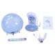 2-in-1 Mini Home Use Single Tube Personal Facial & Hair Steamer Blue US Standard