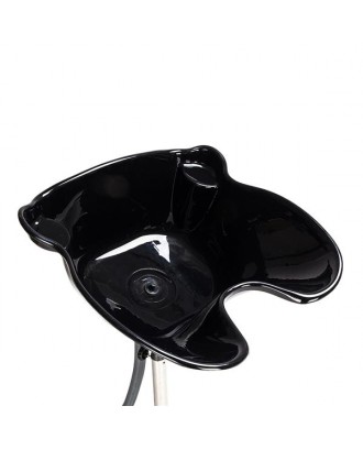 YC-210 Salon Removable Adjustable Shampoo Basin Black