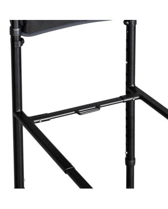Aluminum Alloy Frame Adjustable Household Elderly Stand Up Frame Black
