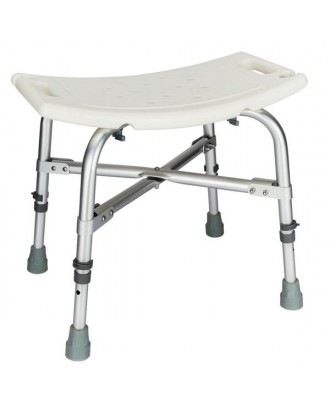 Heavy Type Adjustable Aluminum Alloy Shower Chair for the Old/Pregnant White CST-3021