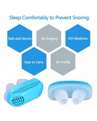 Mini Silicone Anti Snore Nasal Dilators Apnea Aid Device Stop Snoring Nose Clip