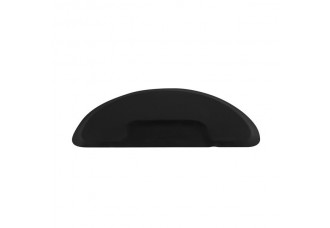 3′x 5′x 1/2" Beauty Salon Semicircle Anti-fatigue Salon Mat (Round Outside And Square Inside) Black