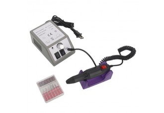 [US-W]Professional 20000RPM Nails Care Electric Polisher Nail Art Drill US Standard Gray